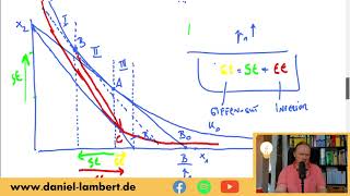 Substitutionseffekt und Einkommenseffekt nach Slutsky  für gewöhnliches und normales Gut [upl. by Janeva822]