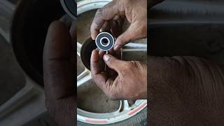 Tata Bearing Change Bike Wheel fitting 🛠️ ytshorts amazing funny bike [upl. by Eetnahs777]