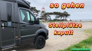 Schönster Wohnmobil Stellplatz Dänemarks vor dem AUS ❓ Warum ❓ Ostsee Tour mit dem Camper Van 🇩🇰❤️ [upl. by Anotal]