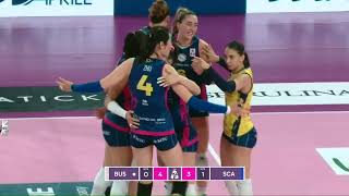 Savino del Bene Scandicci  UYBA Volley Busto Arsizio Highlights 060124 [upl. by Morena]