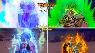 Dragon Ball Nexus All transformations showcase [upl. by Akiwak253]