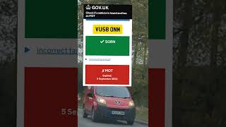 Peugeot Bipper SORN Expired MOT Peugeot PeugeotBipper SORN expiredmot govuk vehiclecheck fyp [upl. by Sirtimid]