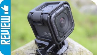 Review GoPro Hero Session 5 la mejor cámara deportiva compácta y sumergible español 2017 [upl. by Arikal]