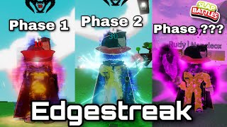 Edgestreak Showcase ALL PHASES Killstreak  Edgelord  Slap Battles Roblox [upl. by Kelci529]