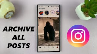 How To Archive ALL Instagram Posts [upl. by Aridatha]