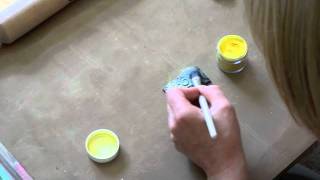 Stamping with Air Dry Clay [upl. by Guss]