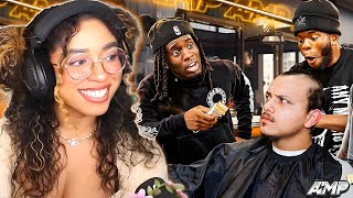 Jalon Reacts to AMP Opens a Barbershop [upl. by Bohi183]