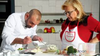 Cous cous di cavolfiore con gelatina di zafferano e curry  Chef Deg e Tiziana Colombo  Saporie [upl. by Briggs]