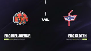 EHC Kloten VS EHC Biel Live Prediction  NHL 24  Deutsch [upl. by Baskett]