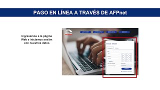 Guía de pago AFPnet ¿Cómo hacer el pago en línea a través de AFPnet [upl. by Enom226]