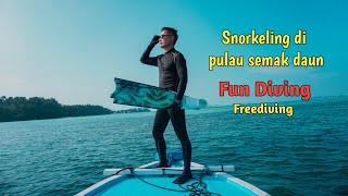 SNORKELING DI PULAU SEMAK DAUN  KEPULAUAN SERIBU [upl. by Larcher]