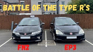 WHATS THE BETTER CIVIC TYPE R  EP3 VS FN2 [upl. by Isoais]