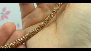 Coiled Coil  Tubular Weave Wire Wrapping Tutorial Demo [upl. by Edwards326]