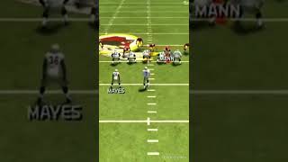 REDSKINS Sack New Orleans Saints QB Bobby Hebert madden23seahawksthemeteam redskins nflshorts [upl. by Yelreveb]