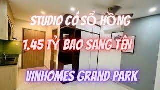 STUDIO VINHOMES CÓ SỔ HỒNG FULL NỘI THẤT [upl. by Nnaoj]