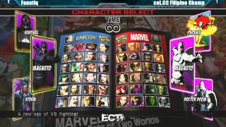 UMVC3 Top 16 AGE Fanatiq vs coLCC Filipino Champ  ECT4 Tournament [upl. by Tine426]