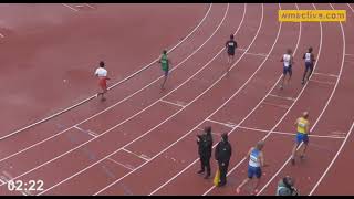 100mH M50 Final World Masters Athletics Championships Gothenburg Sweden [upl. by Bendite]