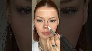 full face of makeup with a brow pencil🤍 [upl. by Leugar]