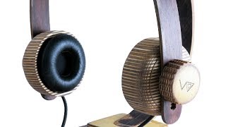 Plywood Headphones  DIY  CNC  Wood bending [upl. by Tarrah764]