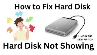 Hard disk not showing up in Windows [upl. by Affra]