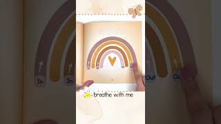 Trace Along Mindfulness For Kids  Rainbow Interactive Breathing Technique For Kids calmingbreath [upl. by Caron]