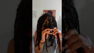 Retwisting locs yourself is the new self care retwistlocs twostrandtwistlocs [upl. by Angel]