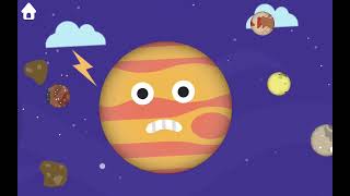 Learn planets for kids  Solar system  Universe  Earth Sun moon Jupiter [upl. by Holmes]