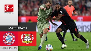 Pure Drama In Absolute Top Match  FC Bayern  Leverkusen  Highlights  MD 4 – Bundesliga [upl. by Yliah]