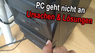 PC geht nicht an Ursachen – Was tun wenn der Computer nicht mehr startet [upl. by Losiram]