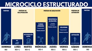 El microciclo estructurado  ¿Cómo planificar los entrenamientos en el fútbol ⚽📊 [upl. by Oyek868]