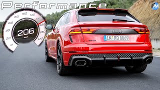 NEW Audi RSQ8 Performance 640hp  0200 kmh acceleration🏁 by Automann in 4K [upl. by Aihsat]