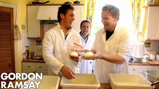 Gordon Ramsay Makes Scotlands First Ever Buffalo Mozzarella [upl. by Elijah145]