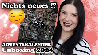 Nichts NEUES 😏 Loreal 24 Tage Adventskalender 2024 Inhalt [upl. by Laleb540]