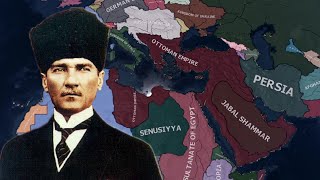 HOI4  Ottoman Empire Kemalist Way  The Great War Redux [upl. by Eislrahc]