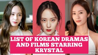 LIST OF KOREAN DRAMAS AND FILMS STARRING KRYSTAL [upl. by Alyk831]