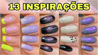 13 INSPIRAÇÕES DE UNHAS DECORADAS [upl. by Warrenne]