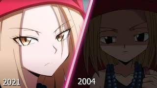 Shaman King From 2004 to 2021  ThenNow  Anime 2004 vs 2021  New Shaman King  Anime\Manga [upl. by Eulalee]