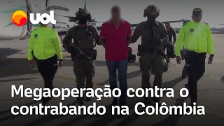 Megaoperação contra o contrabando na Colômbia [upl. by Marvin121]