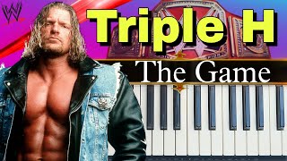 Wwe Triple H Theme Song  Triple H The Game Drum Cover  The Game Triple H Piano  Triple H Entrance [upl. by Enovaj]