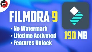 Filmora 9 install 💀  BY Coolest Tech [upl. by Ahtnahc]