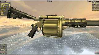 World Of Guns M32 MGL  Milkor MLG XRay mechanicsshooting Function Check Grenade Launcher [upl. by Auqinal806]