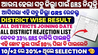 GRS Recruitment 2024 Odisha GRS Cutoff GRS Result Date GRS Final Merit List GRS Selection List [upl. by Aisatsanna]