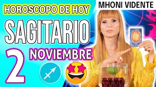 EL DINERO QUE ESPERABAS LLEGA💲MHONI VIDENTE 🔮 Horóscopo de hoy SAGITARIO 2 de NOVIEMBRE 2024 ❤️monhi [upl. by Emearg]