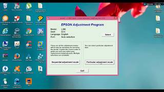 RESET EPSON L380 L383 L385 L395 L485 L495 [upl. by Cami646]