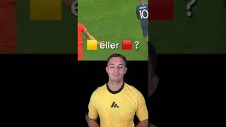 Red or Yellow card🟥🟨⚽️ Follow for more videos⚽️ [upl. by Etnoed]