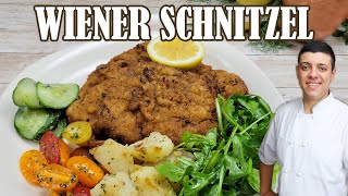 Classic Wiener Schnitzel Recipe  What is Wiener Schnitzel  Juicy and Tender Veal Recipe [upl. by Gabler]