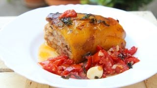 Nonnas Stuffed Peppers Recipe  Laura Vitale  Laura in the Kitchen Episode 634 [upl. by Inan]