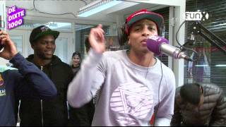 Broederliefde freestyle op quotAlingoquot van Psquare tijdens de FunX DiXte 1000 [upl. by Alleuqcaj]