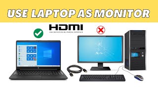 Use a Laptop as a Monitor with HDMI [upl. by Cami]