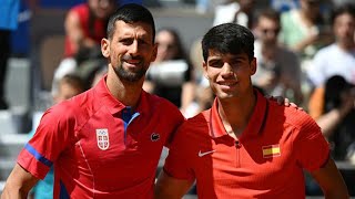 BBC cause fury after turning off Djokovic vs Alcaraz Olympics final midway through match [upl. by Yggep935]